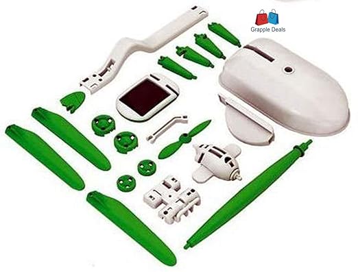 6-in-1 Educational Hybrid Solar E Kit Series 1 – Fun STEM Building Set – Ages 8+