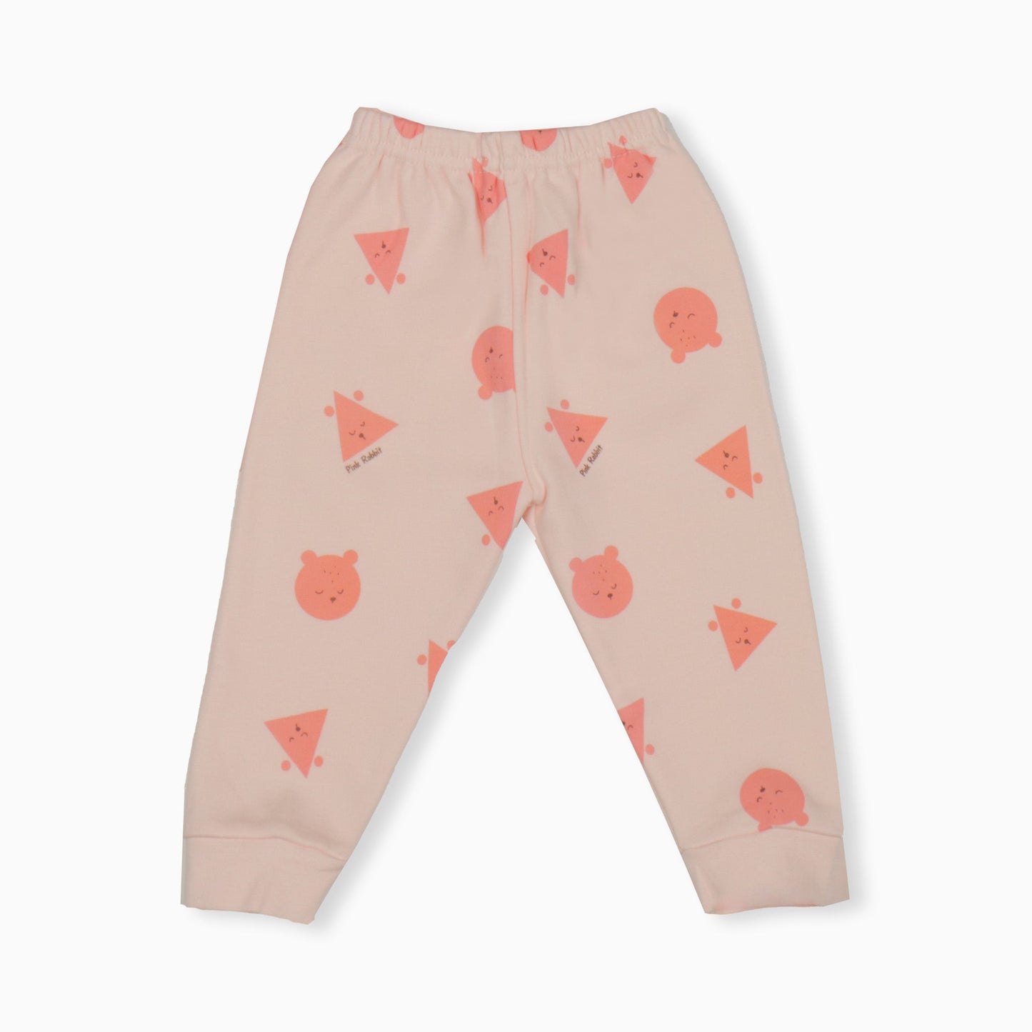 Peachy Cozy All-Print PJ Set by Pink Rabbit Snuggle Ready!