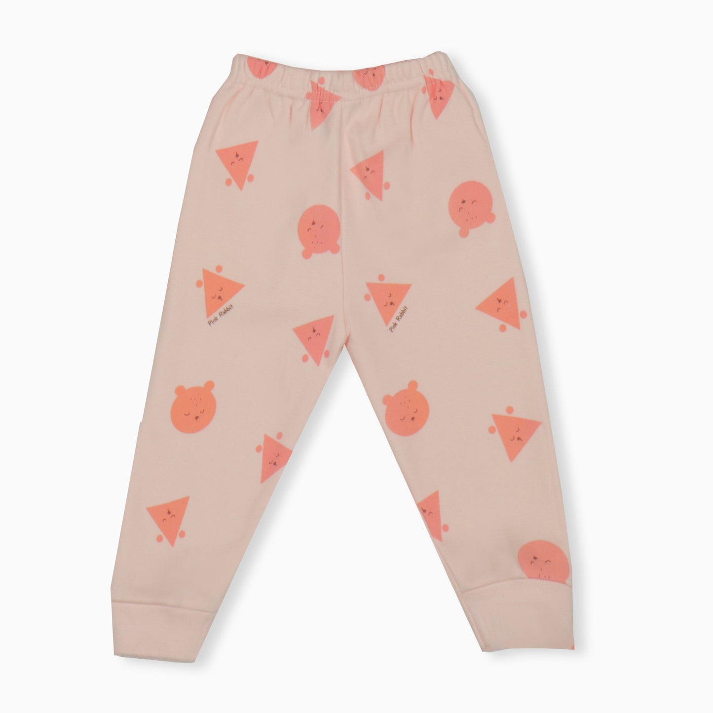 Peachy Cozy All-Print PJ Set by Pink Rabbit Snuggle Ready!