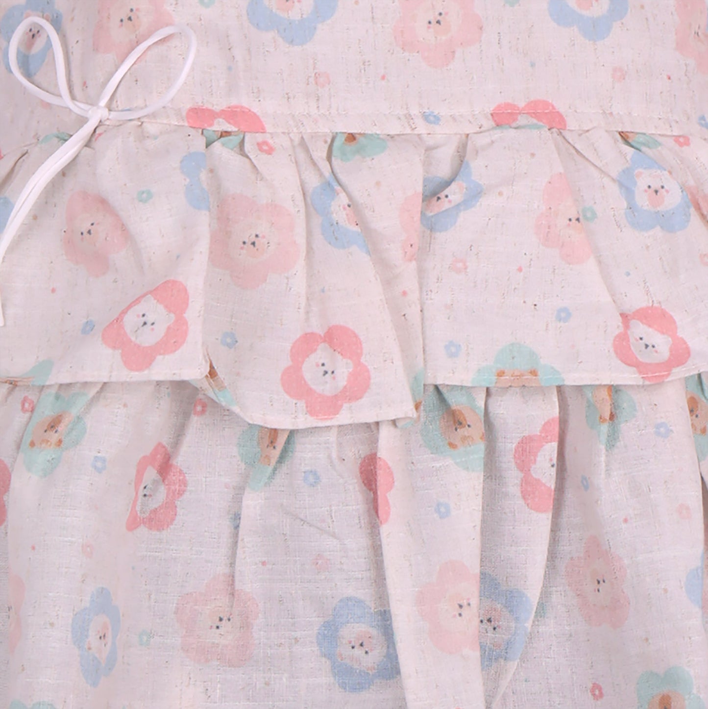 Twinkle in Peach – Girls’ Summer Print Set