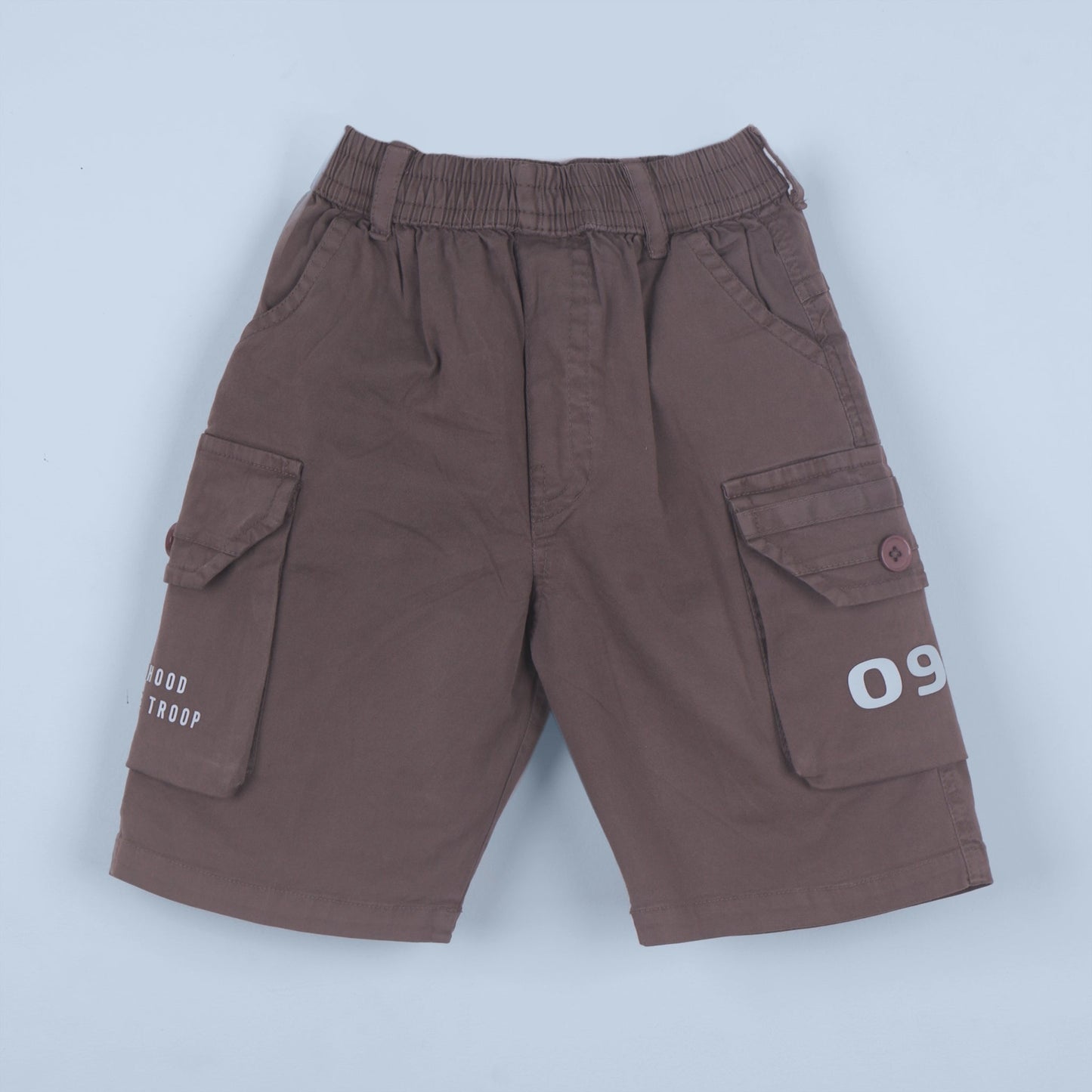 Peachy Trio – Boys’ Partywear T-shirt, Shirt & Shorts Set