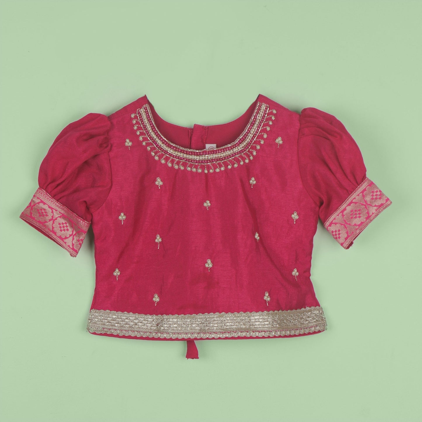 Sparkle & Shine – Embroidered Pink Lehenga for Girls