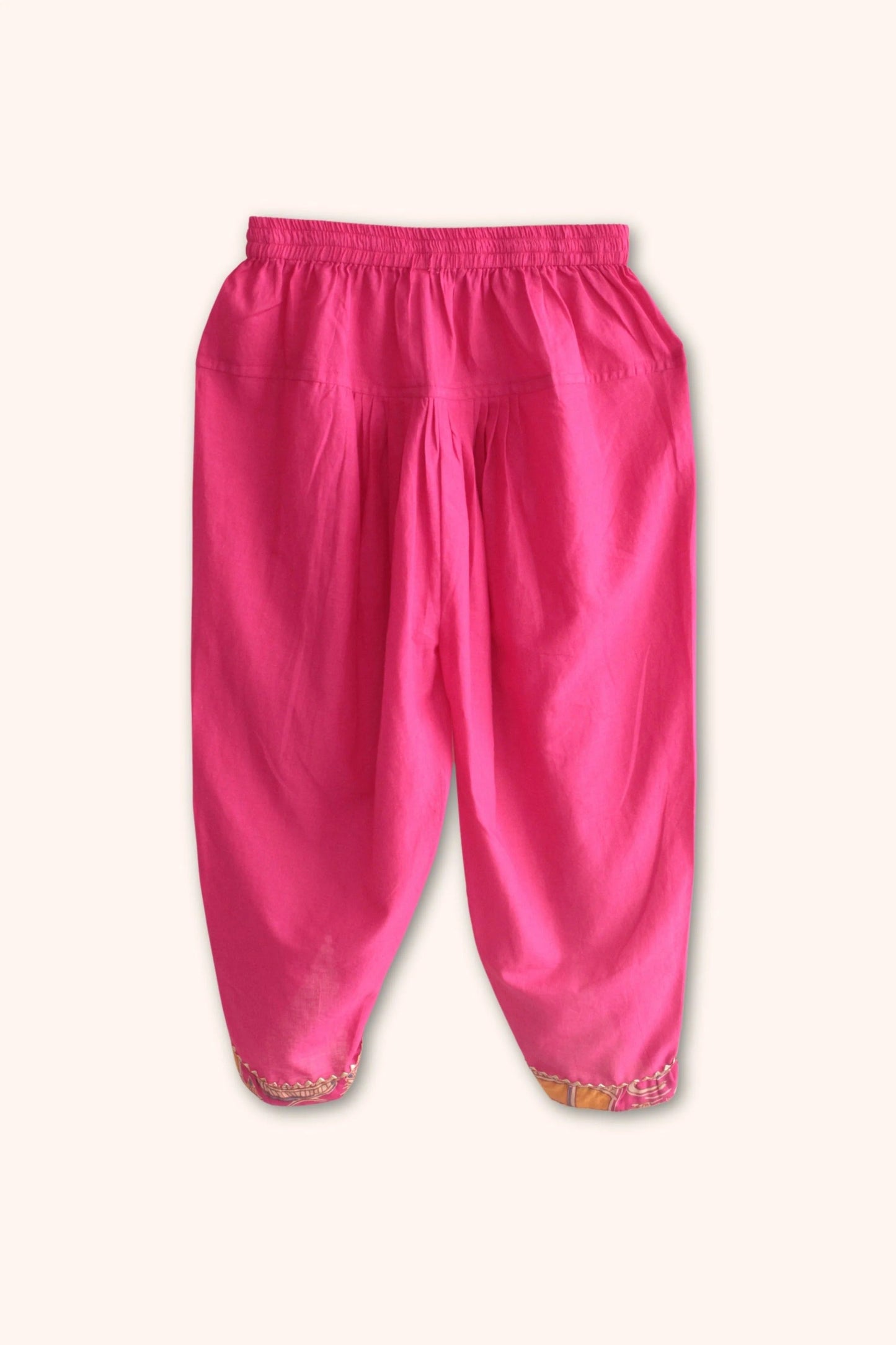 Lace & Grace – Peekaaboo Dark Pink Dhoti Set