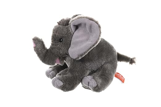 Wild Republic Mini African Baby Elephant – Soft Plush Stuffed Toy for Kids