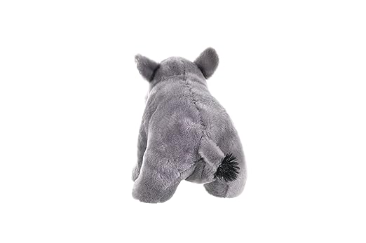Wild Republic Mini Baby Rhino – Soft Plush Stuffed Animal Toy for Kids