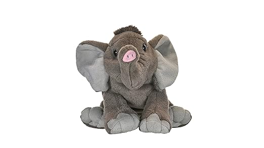 Wild Republic Baby Elephant – Large Soft Plush Stuffed Toy Gift for Kids