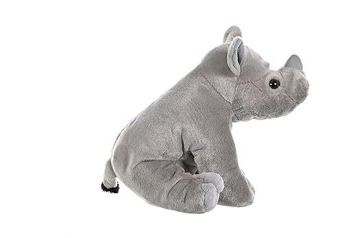 WILD REPUBLIC Rhino Baby Stuffed Animal Plush Toy Gift for Kids 12 cm