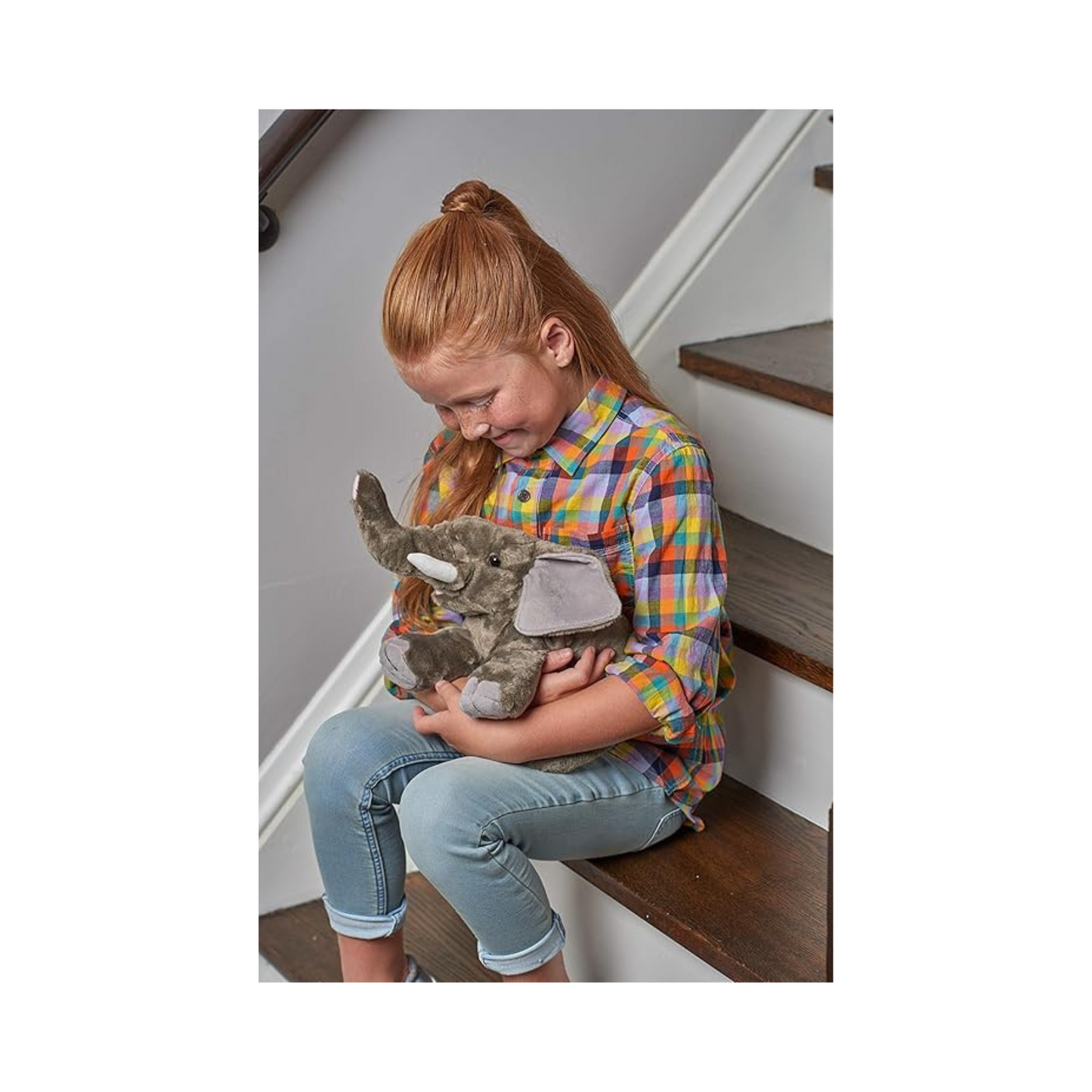 WILD REPUBLIC Premium Elephant Stuffed Animal Plush Toy Gift for Kids
