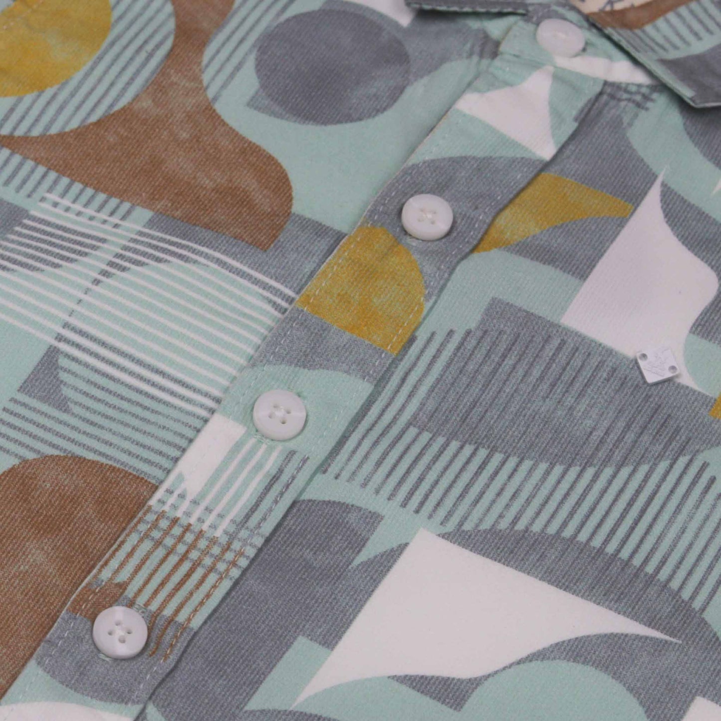 Jash Kids Boys Light Green Checked Full Sleeve Cotton Shirt