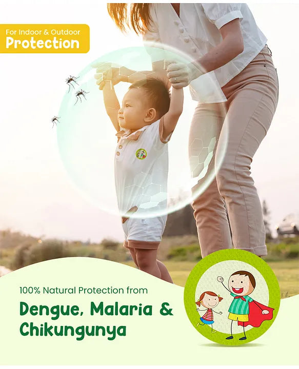 Mother Sparsh 100% Natural Mosquito Repellent Patches, Babies & Children, 96 Patches