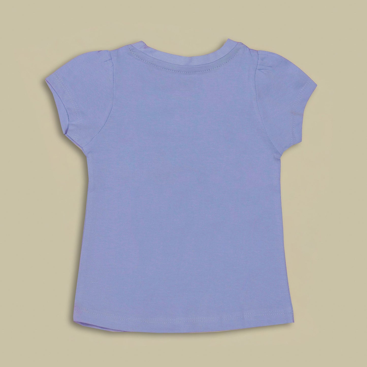 Lavender Girls’ T-Shirt with Starry “Love You Till the Moon and Back” Print – Pink Rabbit