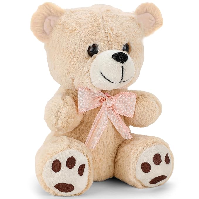 Webby Plush Cute and Adorable Teddy Bear Soft Toys for Kids 22 CM (Beige)