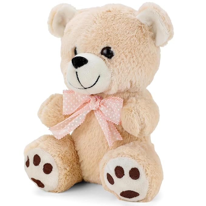 Webby Plush Cute and Adorable Teddy Bear Soft Toys for Kids 22 CM (Beige)