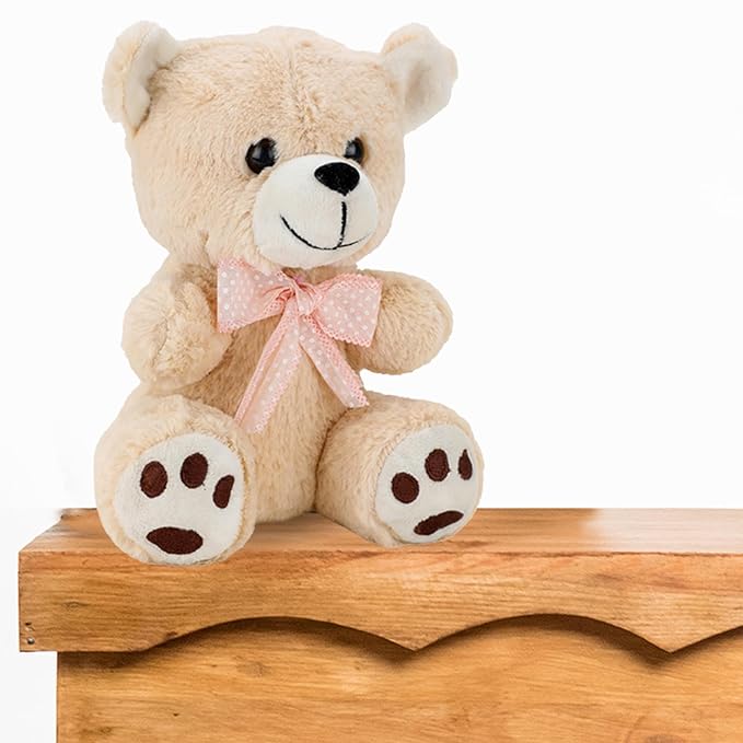 Webby Plush Cute and Adorable Teddy Bear Soft Toys for Kids 22 CM (Beige)