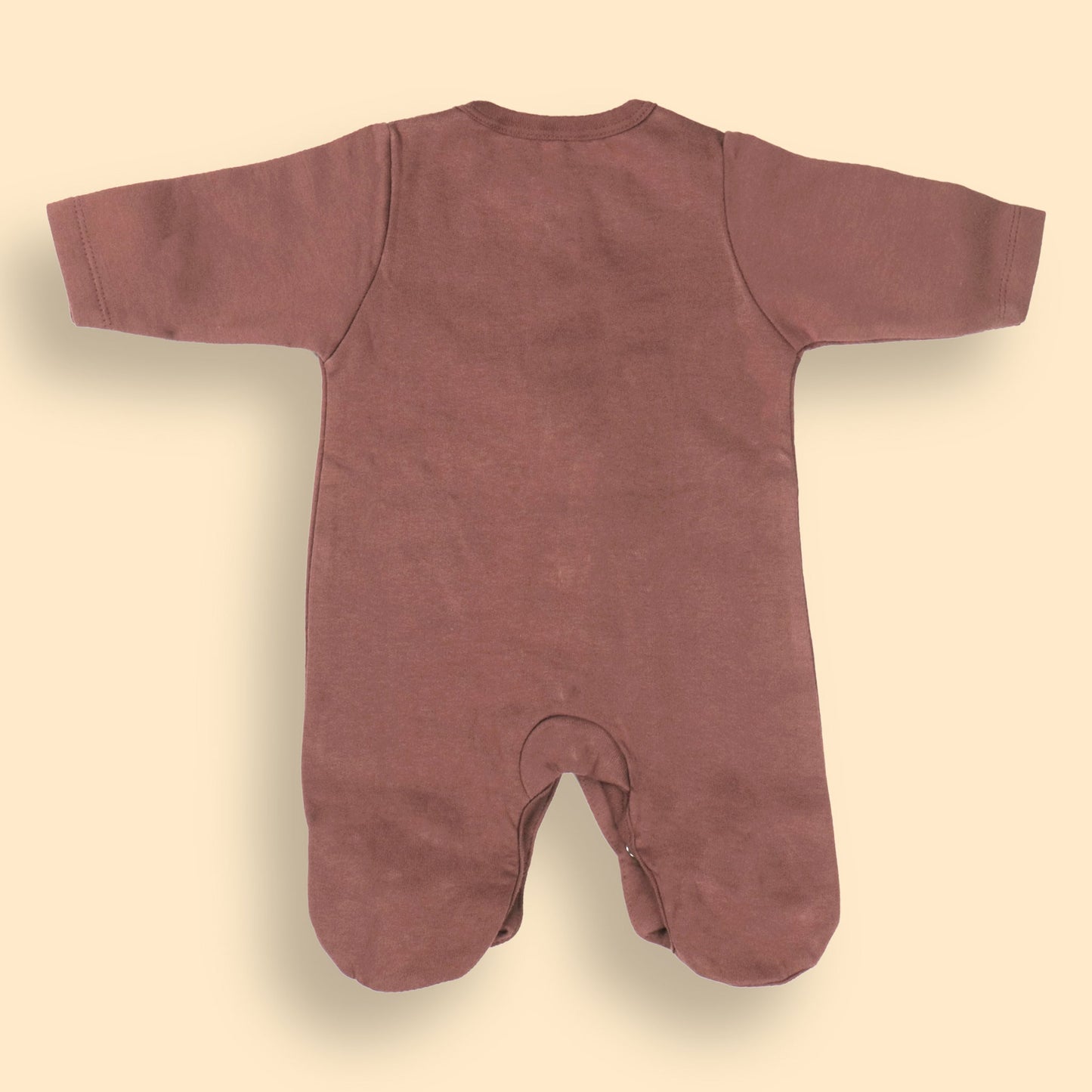 I-Bears Cuddly & Cute Infant Bodysuit in Wine – Soft Cotton, Cozy Full Length, Button Closure