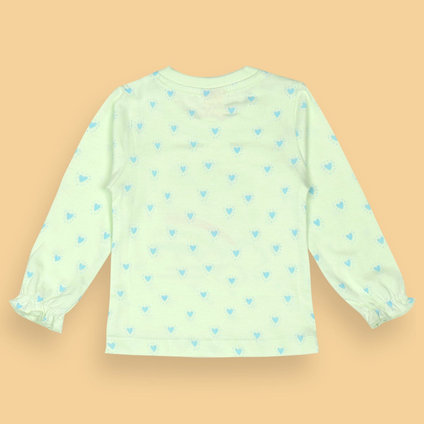 Mint ‘Meet the Most Beautiful Rainbow’ Tee by Cucumber – Girls’ Full Sleeves, Soft Cotton, Summer Fun Essential