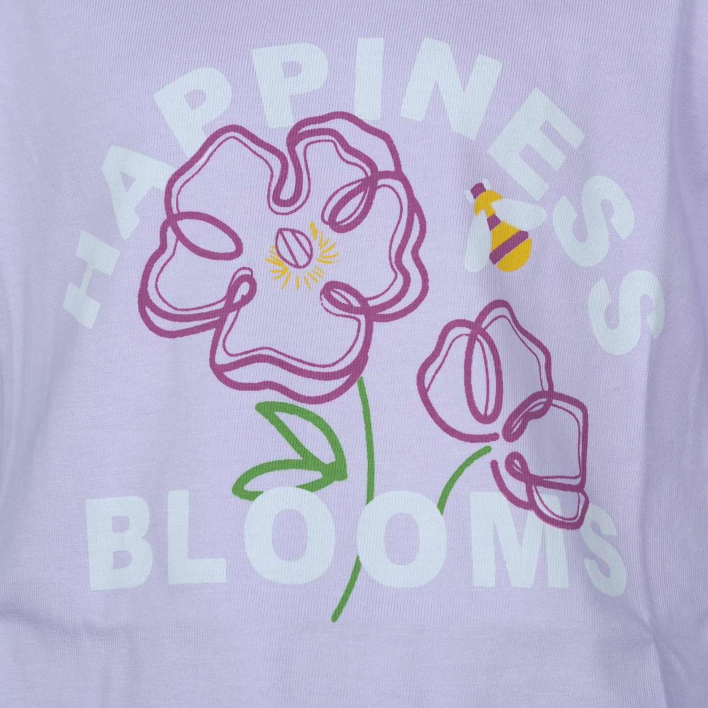 Big Premier Girl's Mauve 'HAPPINESS BLOOMS' Top