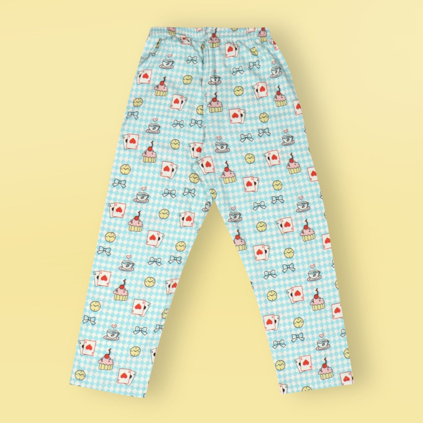 CASA DE NEENEE Bengaluru Bedtime Bliss – Cozy Aqua Blue Clock Print Nightwear Set for Sweet Dreams