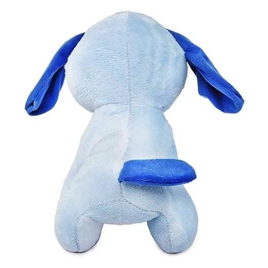 Webby Aqua Blue Soft Plush Standing Dog Toy – Unisex Stuffed Animal for Imagination & Movement, Perfect for Travel & Play (3+ Years)