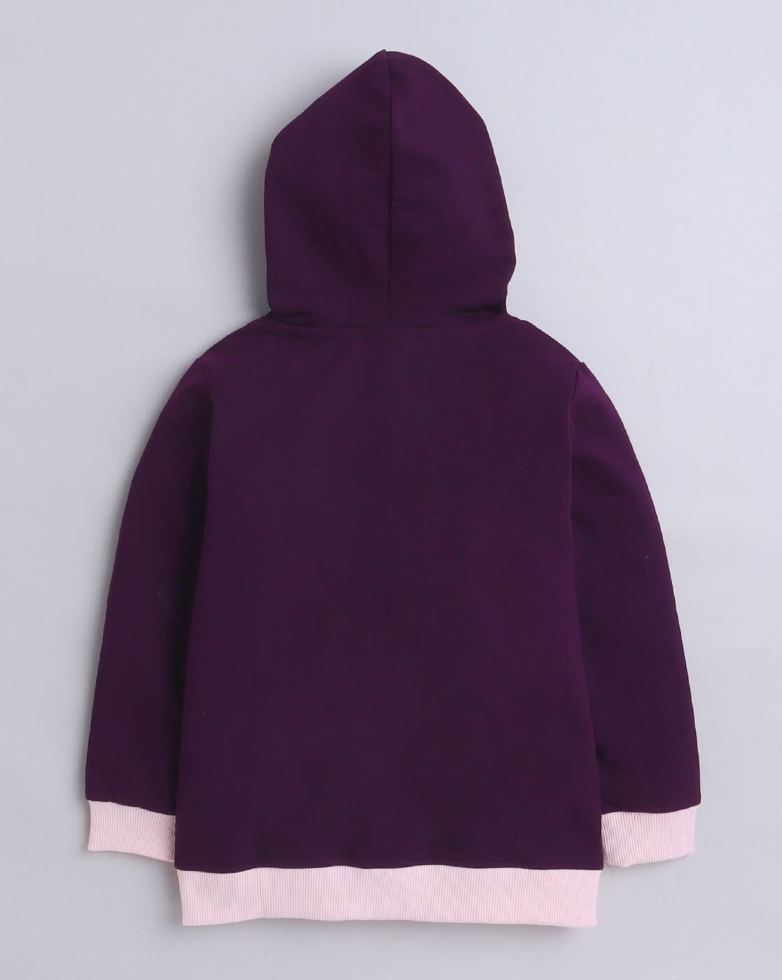 Warmth with a Whirl of Charm And A Lazy Sunday - Maroon Sweatshirt For Girls