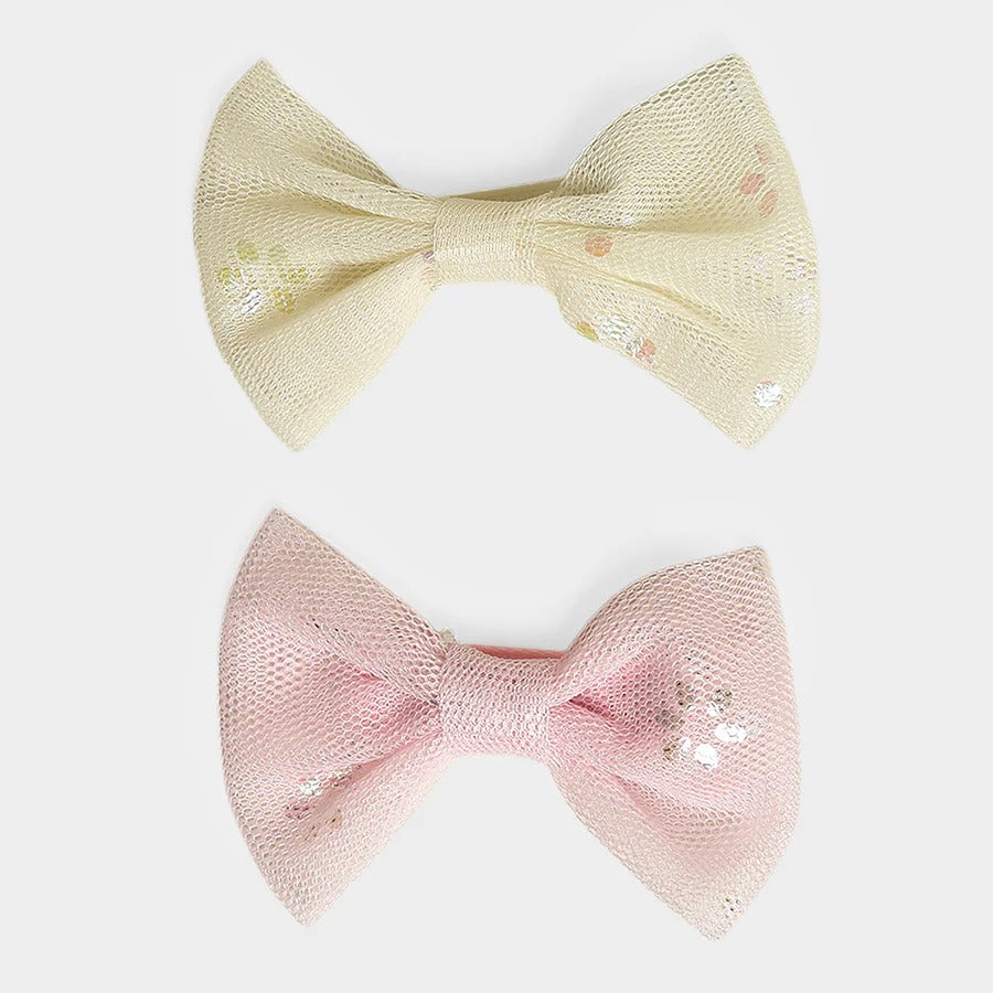 Cheerful Colors Hair Clip Set – Pink & Lemon