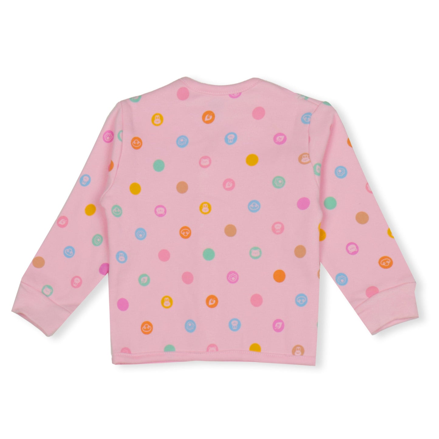 Pink Rabbit Chill: Cozy Light Pink Pajama Set for Fun Winter Nights