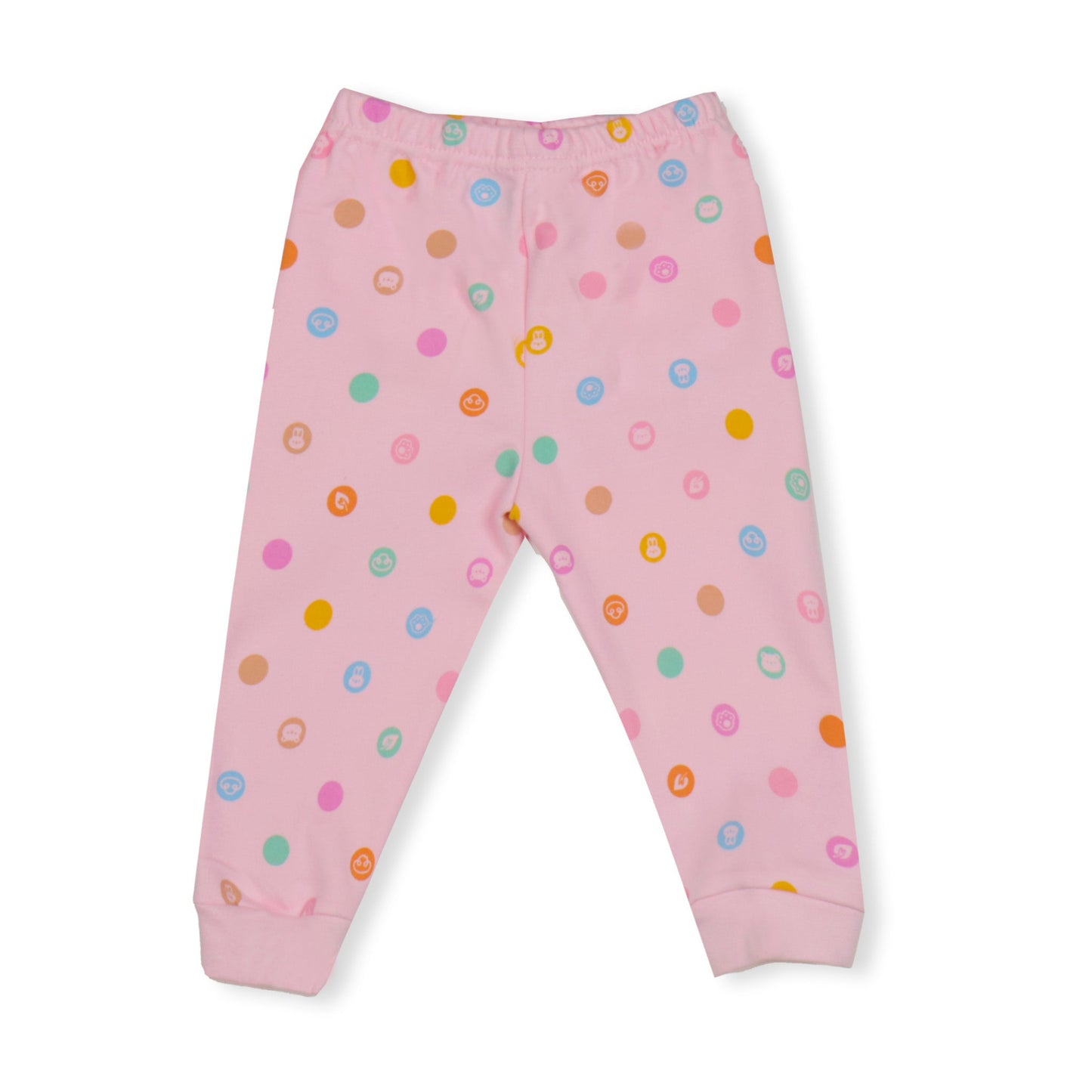 Pink Rabbit Chill: Cozy Light Pink Pajama Set for Fun Winter Nights