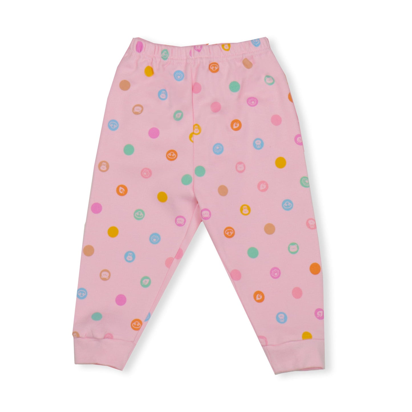 Pink Rabbit Chill: Cozy Light Pink Pajama Set for Fun Winter Nights