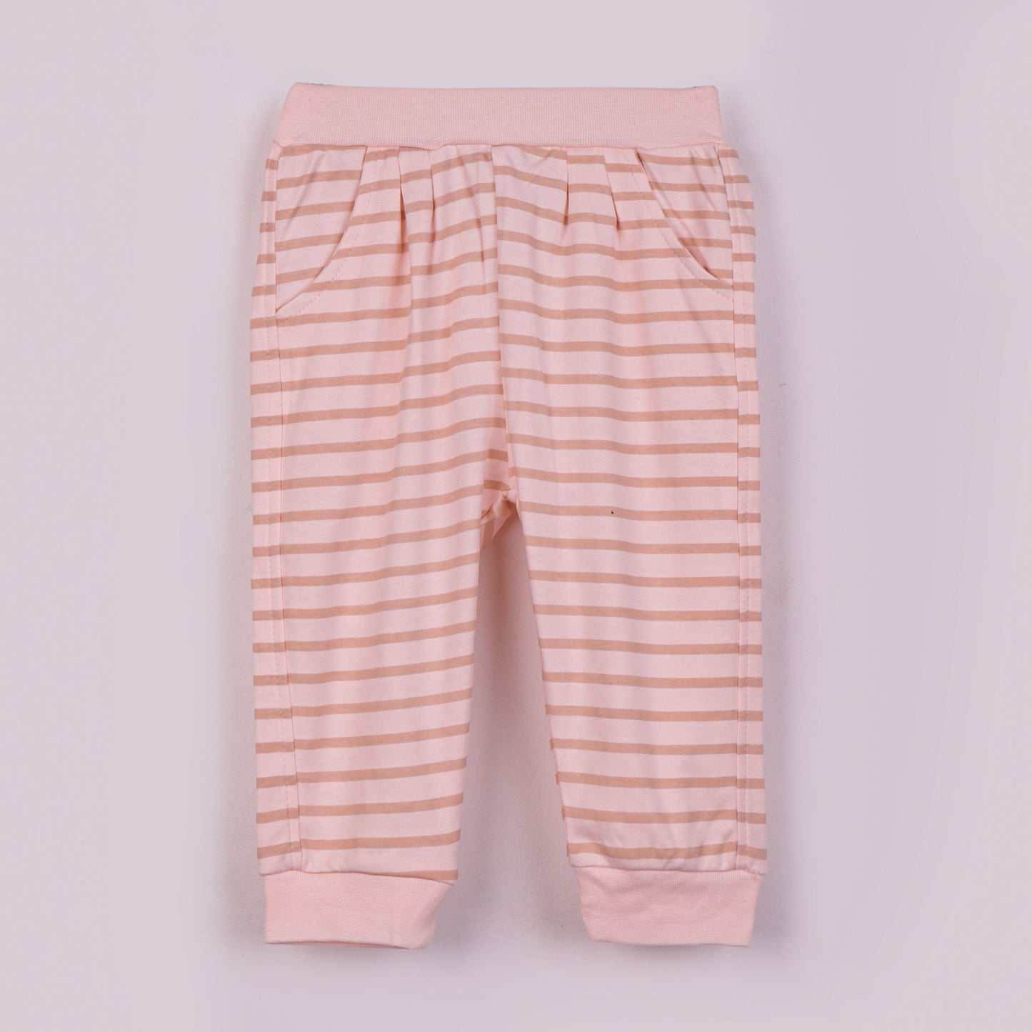 Girls Light Pink Full Sleeve Top & Slip-On Pants – Smart Outdoor Essentials