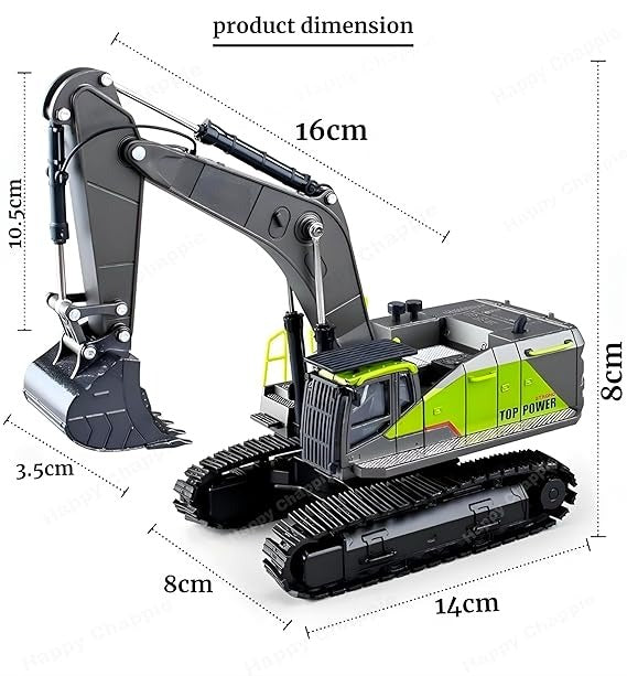 ALLOY EXCAVATOR LMI-601-4 – Precision Die-Cast Construction Model