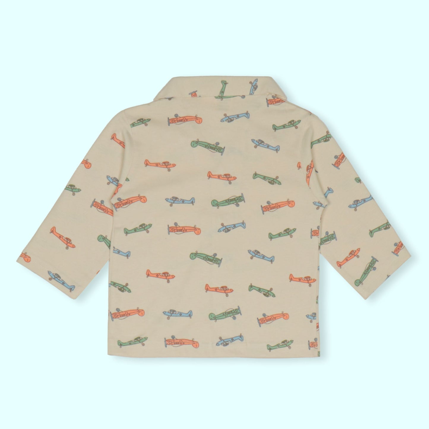 Zero Cozy Ticktock Pyjama Set: Cream Comfort for Dreamy Nights