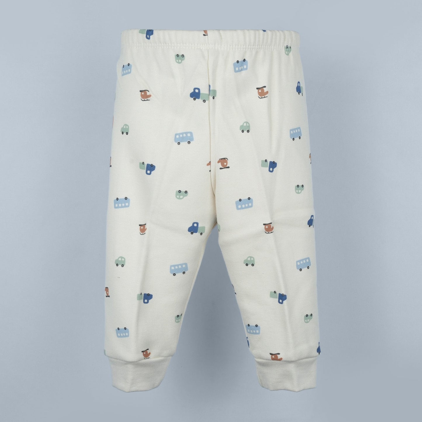 Creamy Comfort: Pink Rabbit All-Over Print Leggings | Skinny Fit for Winter Play