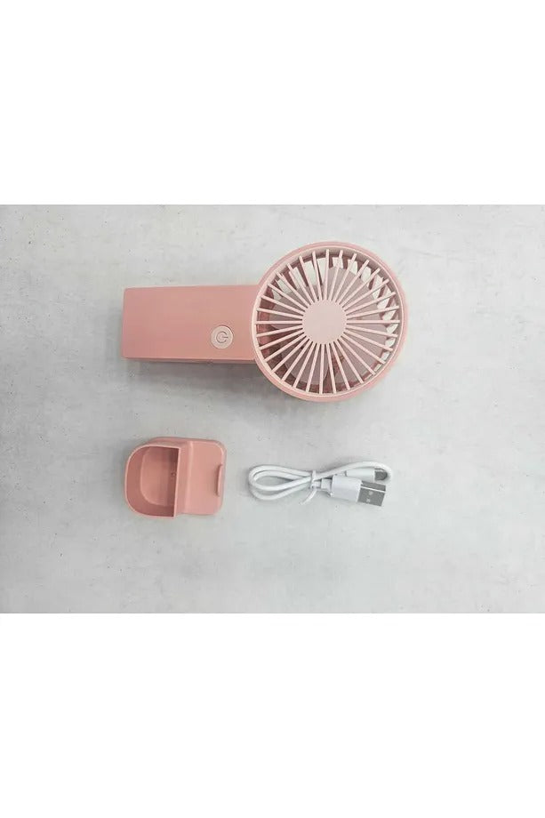 Handheld Desktop USB Fan ā Portable Rechargeable Mini Fan for Home, Office & Travel