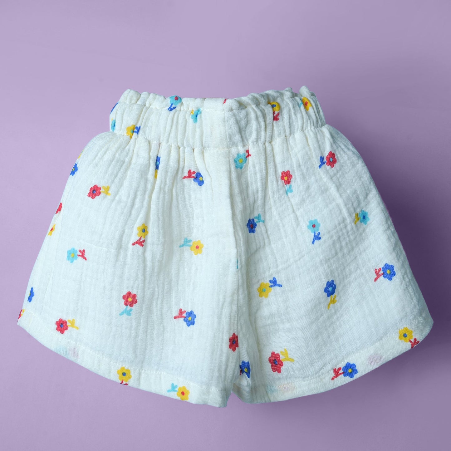 Soft Muslin Top & Shorts Set by Orrigany for Happy Little Ones