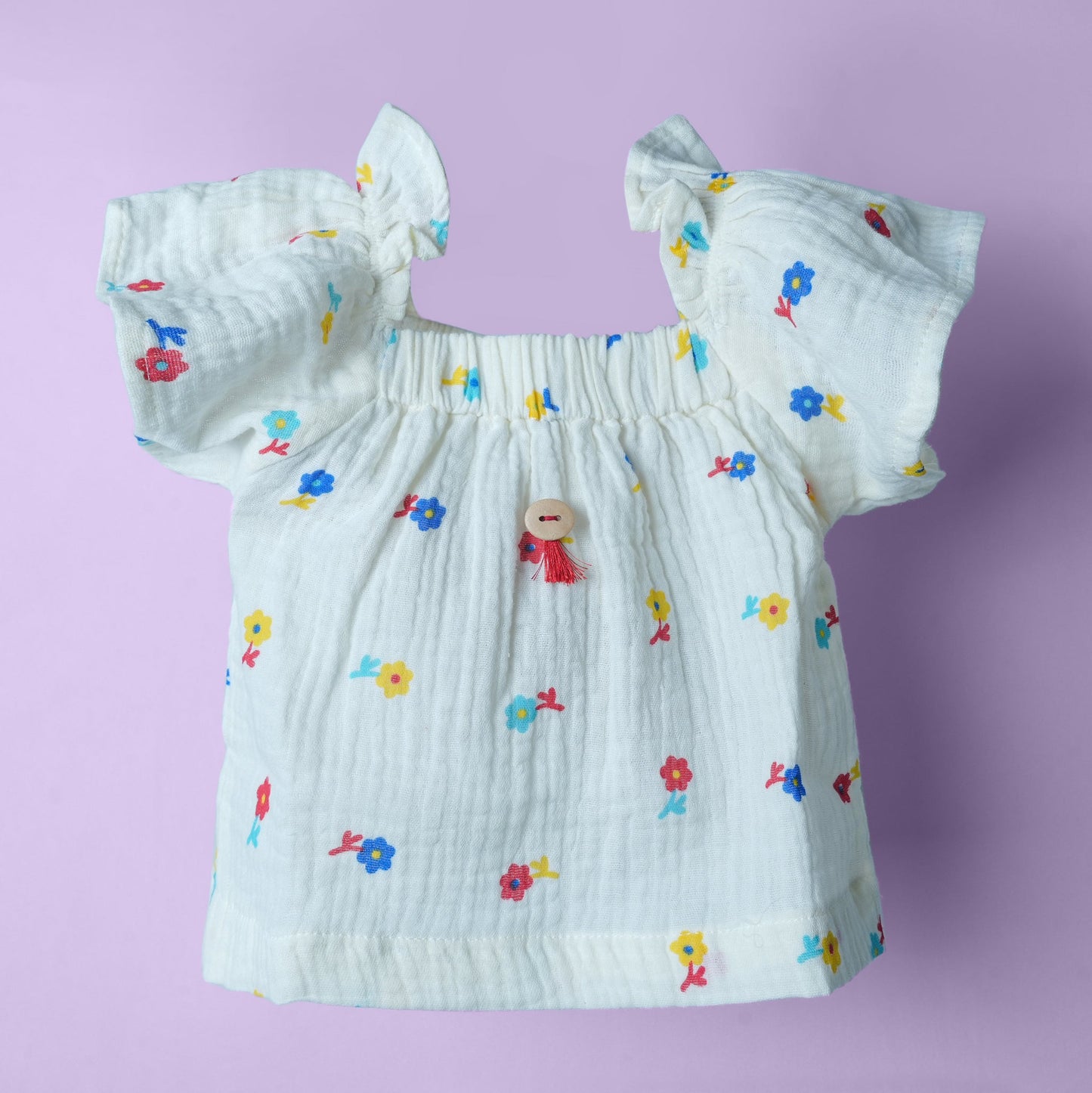 Soft Muslin Top & Shorts Set by Orrigany for Happy Little Ones