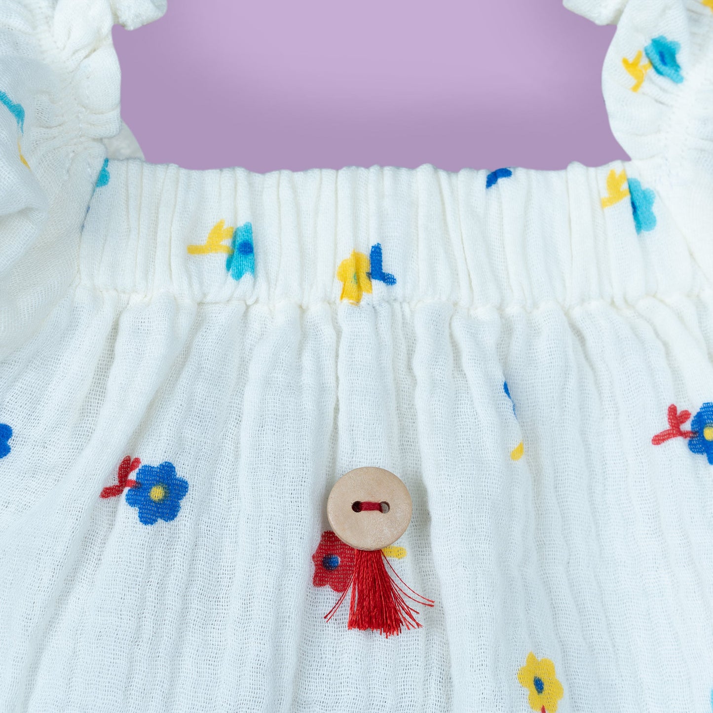 Soft Muslin Top & Shorts Set by Orrigany for Happy Little Ones