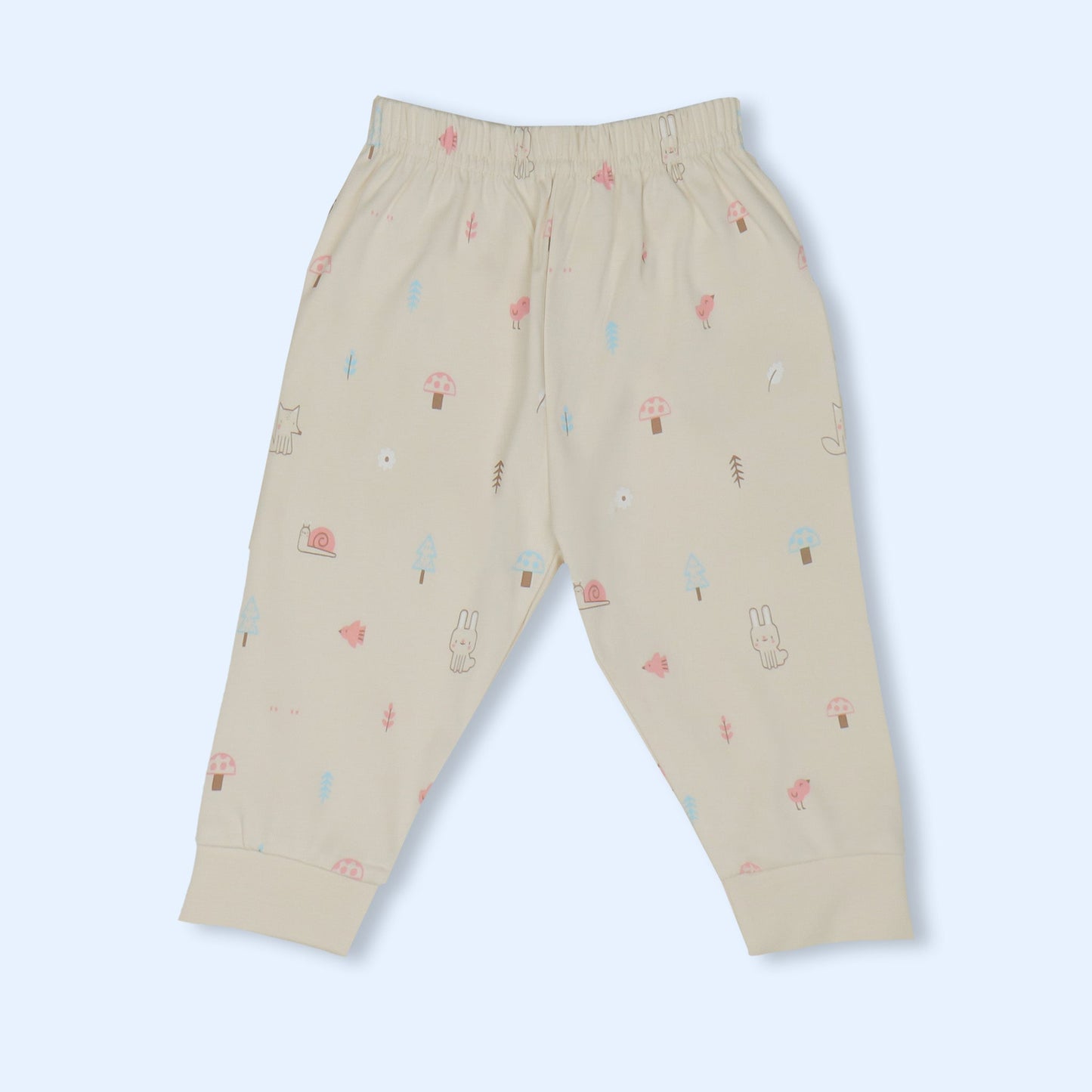 Cozy Critter Dreams: Zero's Warm & Whimsical PJ Sets in Light Peach