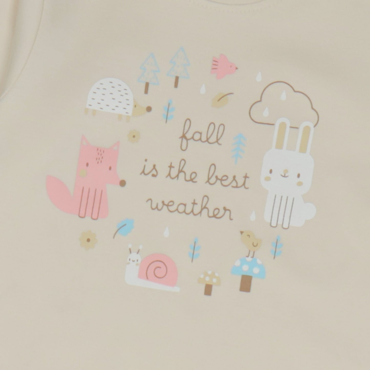 Cozy Critter Dreams: Zero's Warm & Whimsical PJ Sets in Light Peach