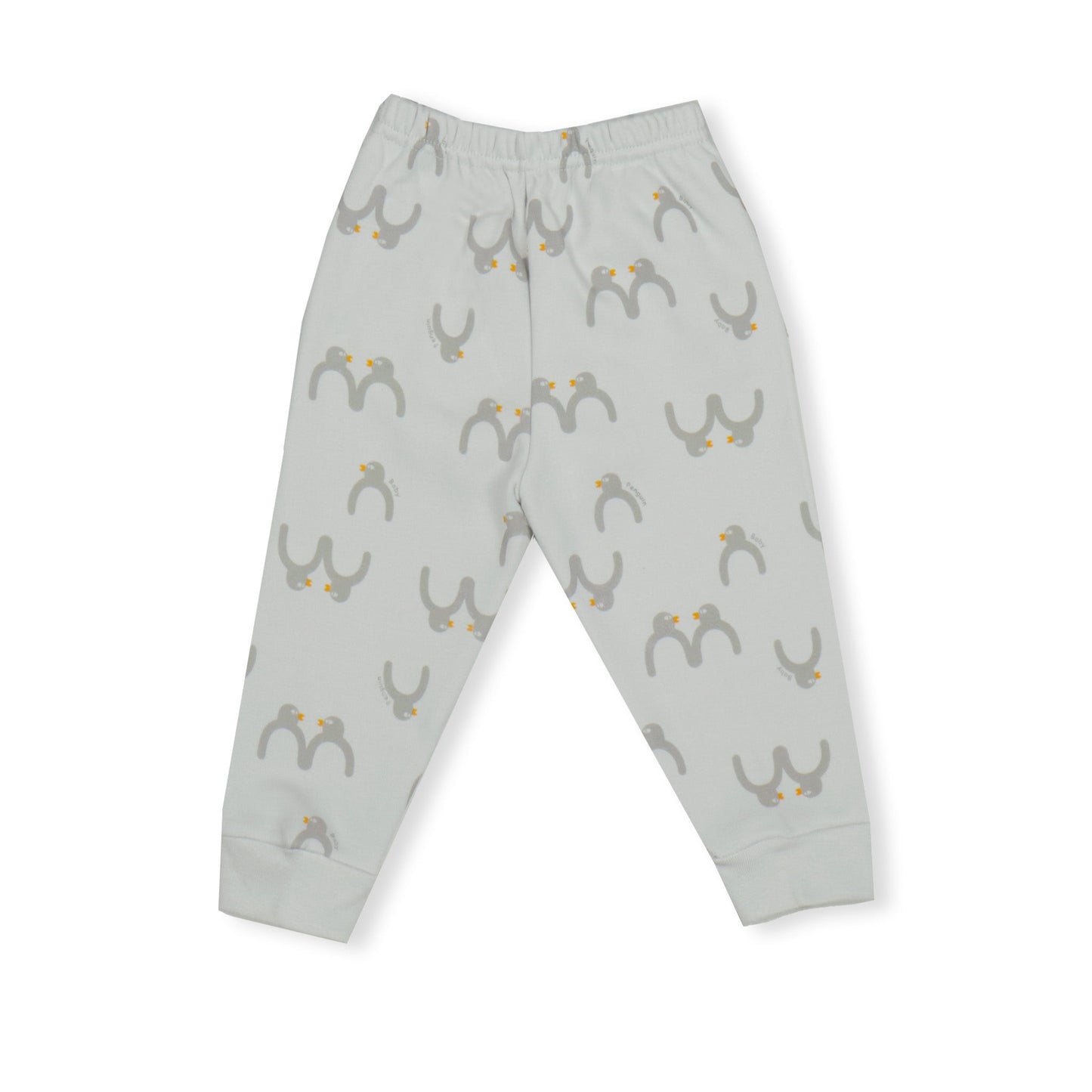 Silver Snooze Squad: Pink Rabbit's Cozy All-Print Pyjama Set