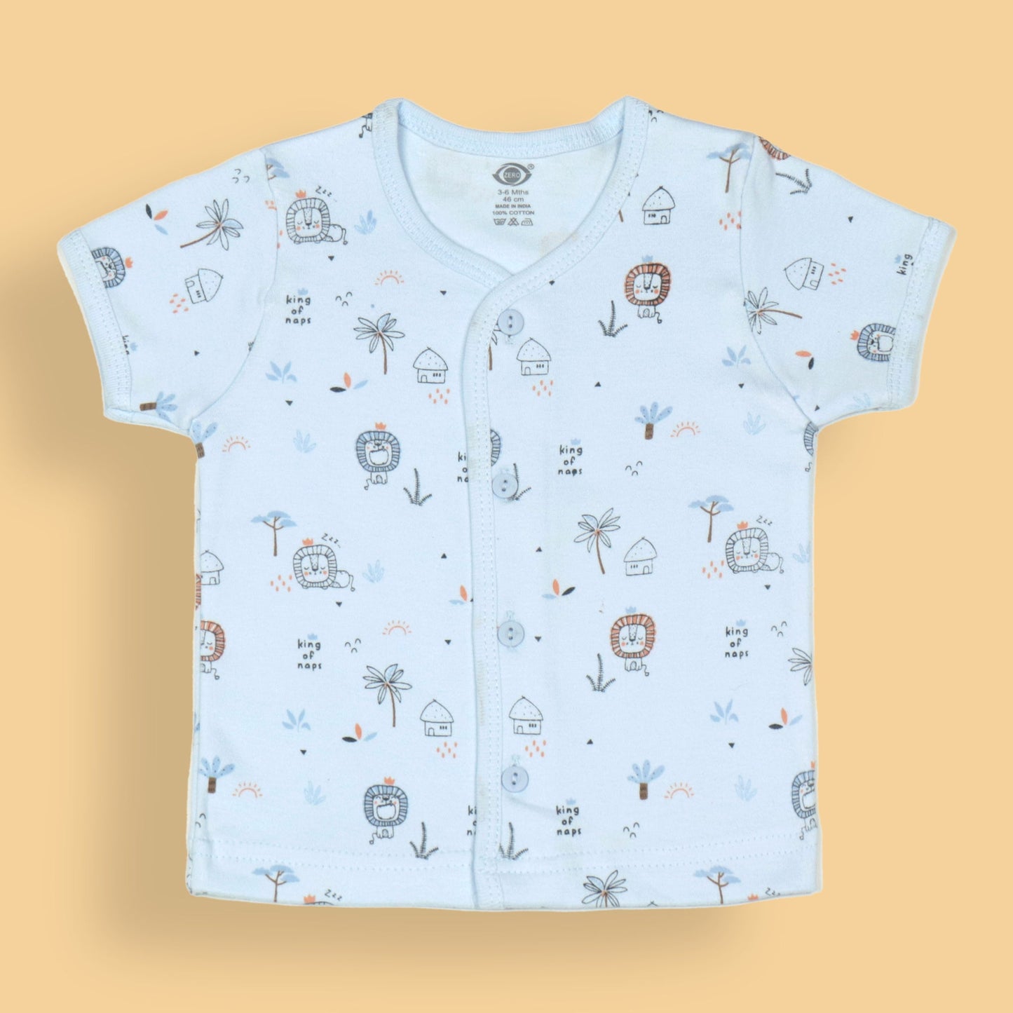Zero's cozy Jhabla: soft cotton vests in playful prints for rainy and chilly days!