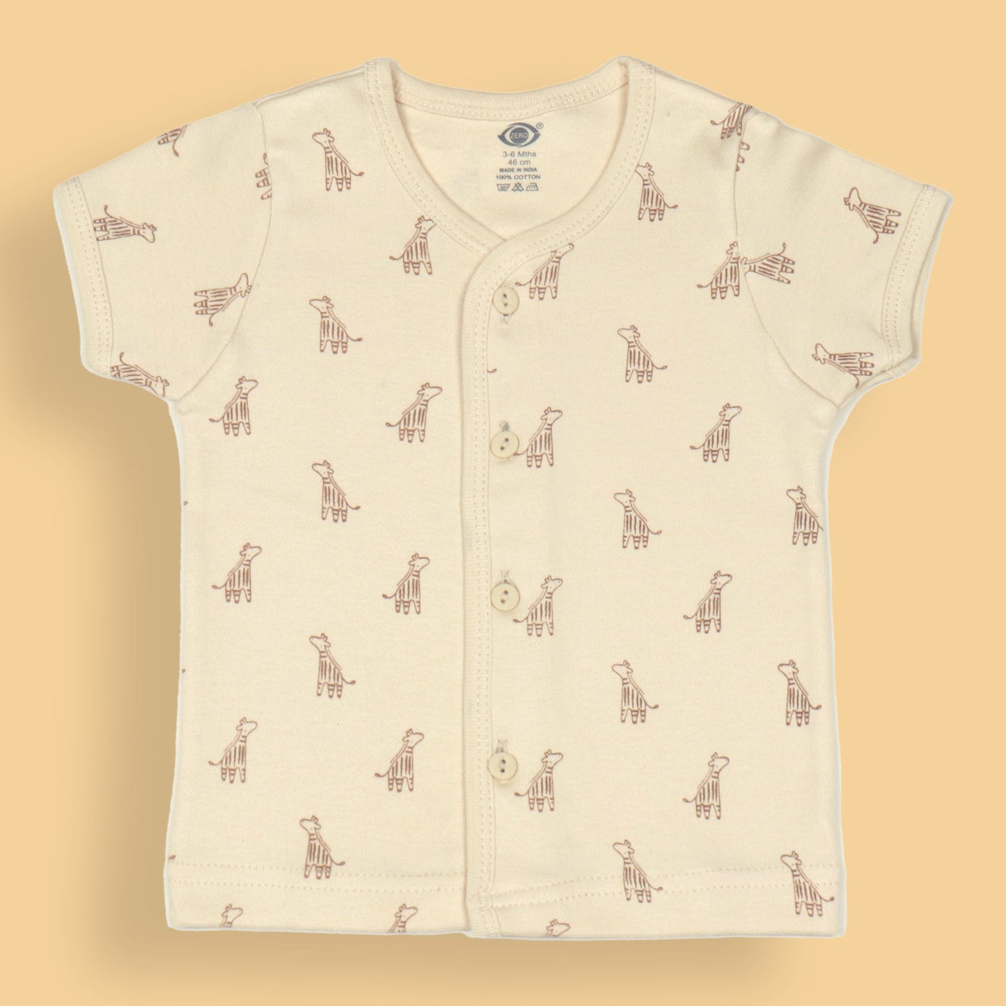 Zero's cozy Jhabla: soft cotton vests in playful prints for rainy and chilly days!