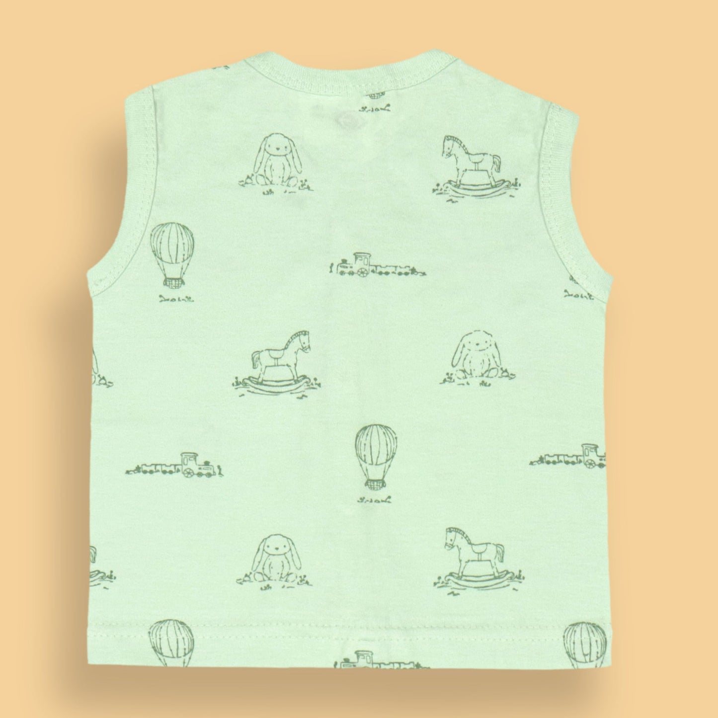 Zero Snug Seas Soft Vest - playtime-ready with sea critters and cozy cotton! - Pack of 3