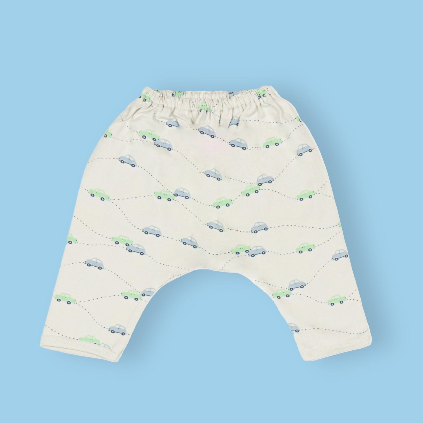 Pink Rabbit Soft & Sunny Trio: Cozily Colorful Diaper Leggings for Playful Little Girls