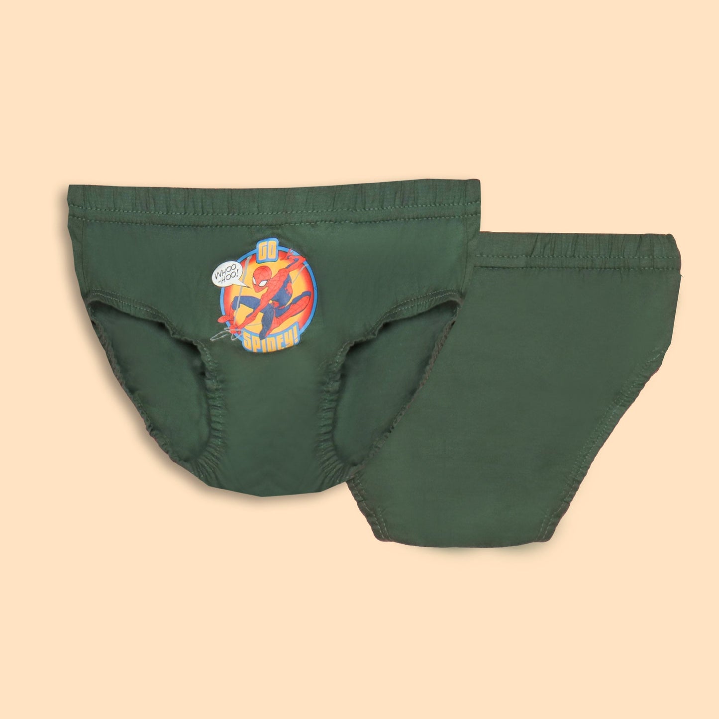Body Care Boys Solid Cotton Blend Briefs Pack of 3 (Any Color)