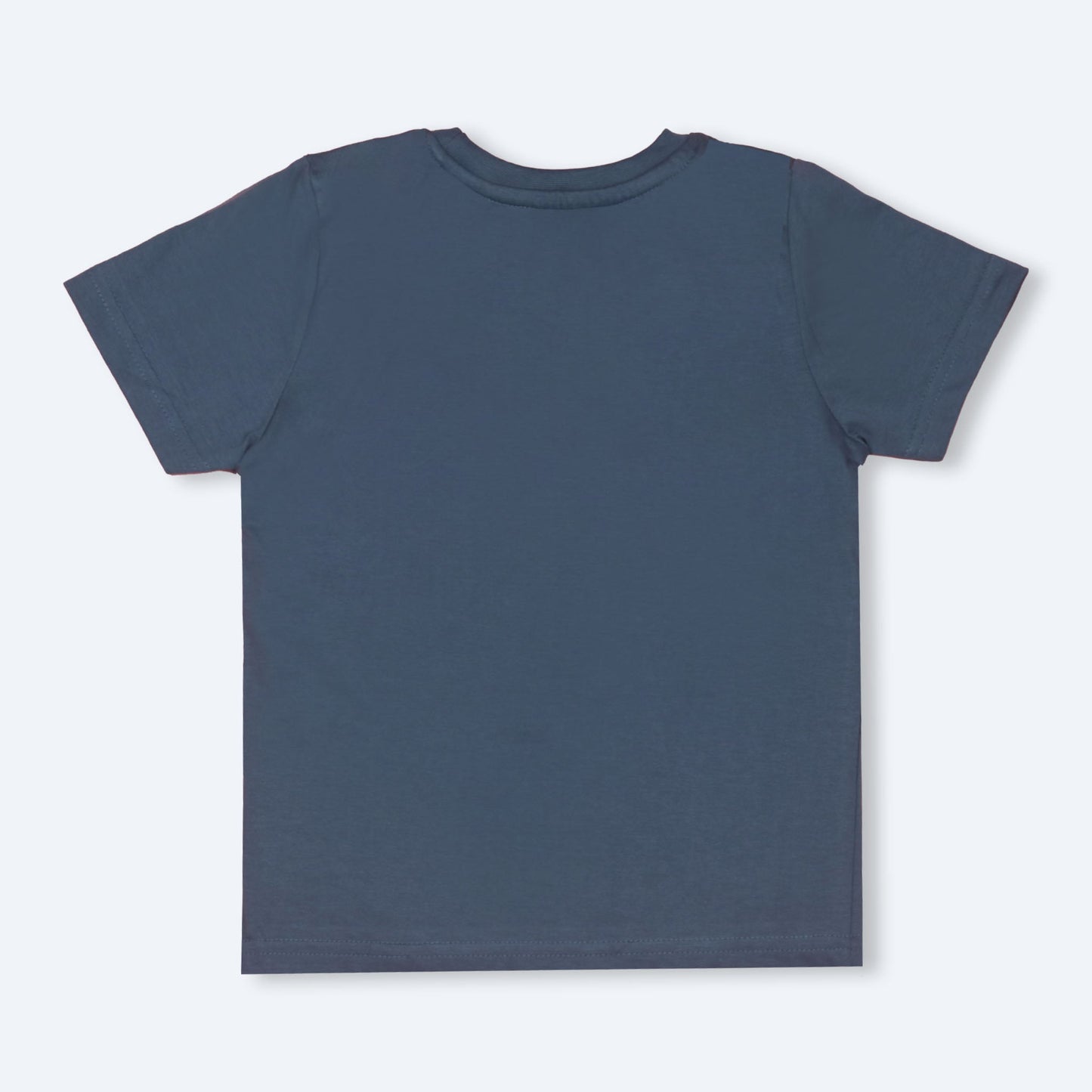 Mumbl Jumbl Soft Cotton Girls’ T-shirt & Short Set – Half Sleeve Top (Teal Blue)