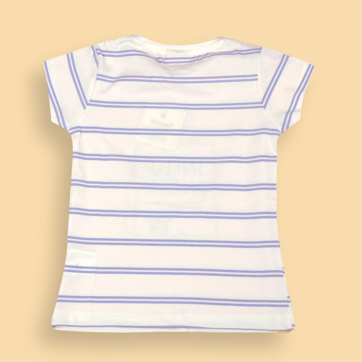 Ollypop Violet Nightwear Set with Influencer Shopping Time Print T-Shirt and Drawstring Shorts