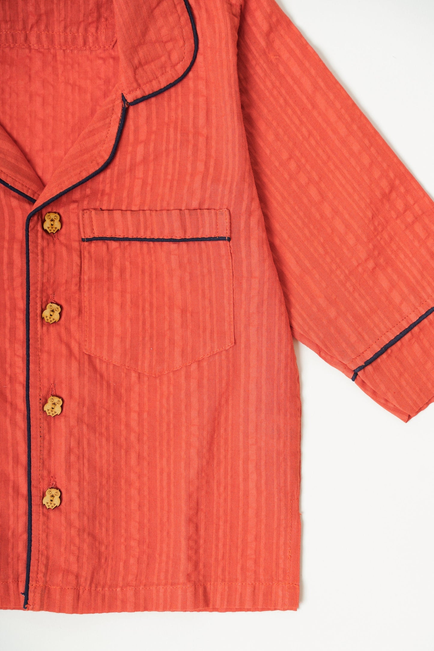 Boys' Seersucker 100% Super Soft Cotton Loungewear Set