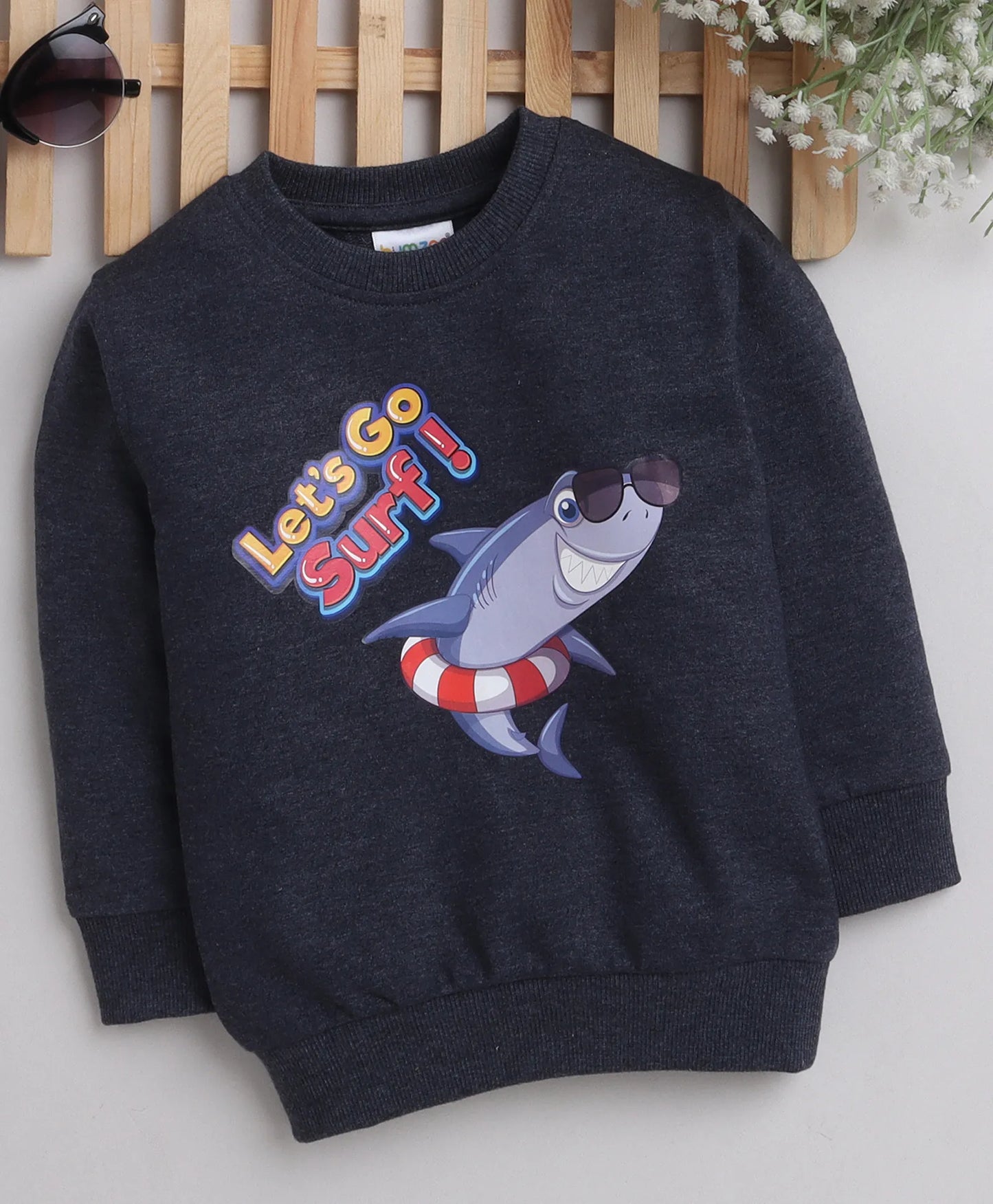 Boys' Cozy Sweatshirt – Warmth & Style Combined (Charcoal Grey)