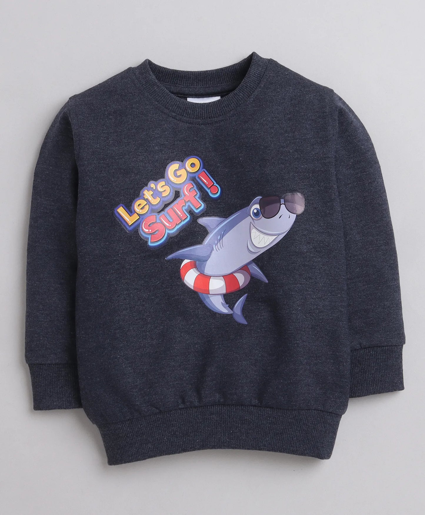 Boys' Cozy Sweatshirt – Warmth & Style Combined (Charcoal Grey)