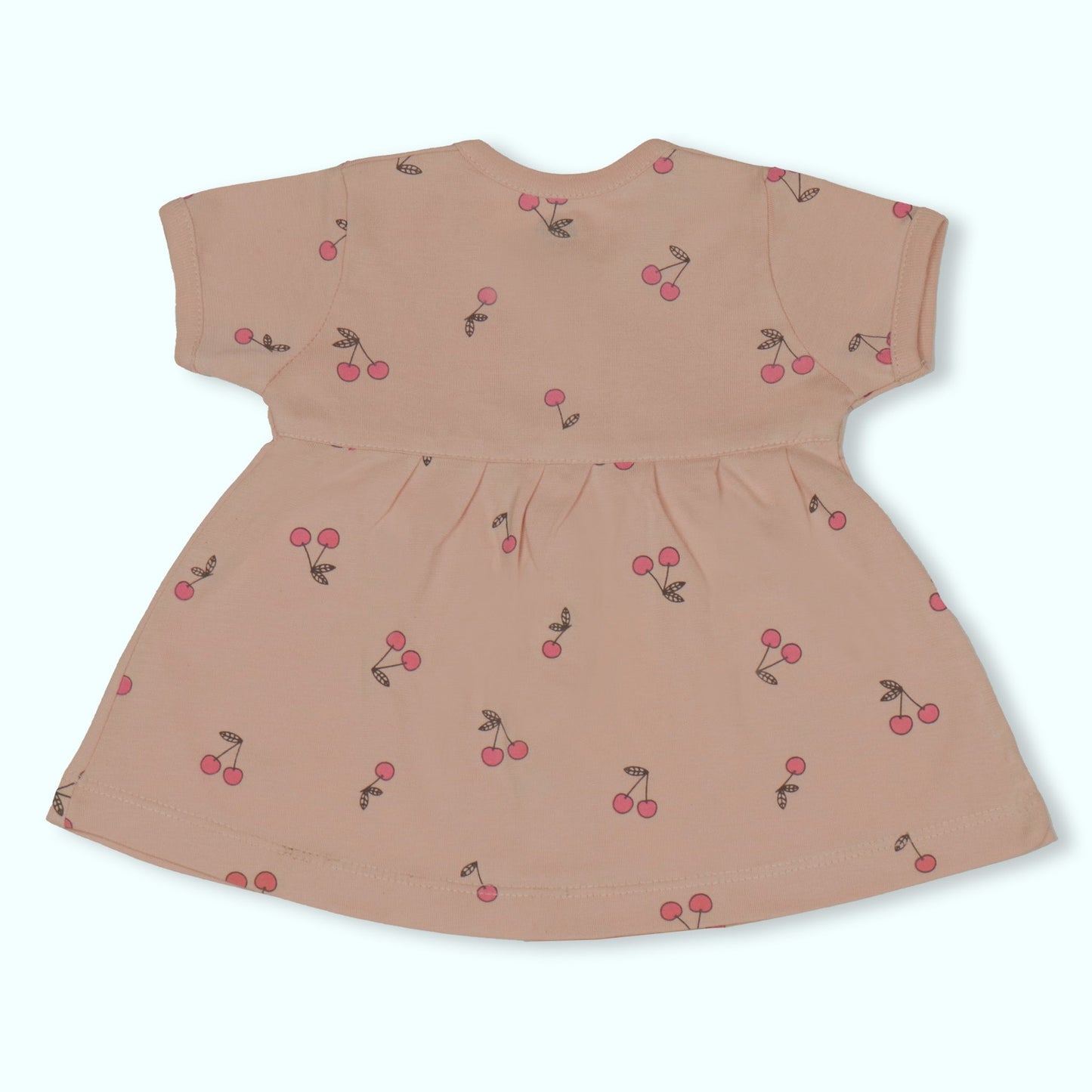 Cherry Bliss Play-Date Dress by Pink Rabbit - Sweet, Breathable & Summer Fun!